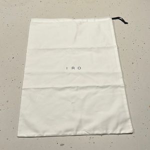 NWOT IRO dust bag